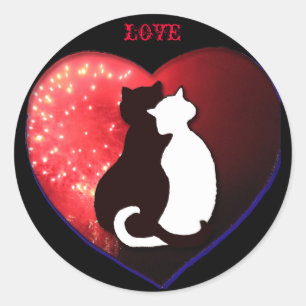 Cats in Love, sticker
