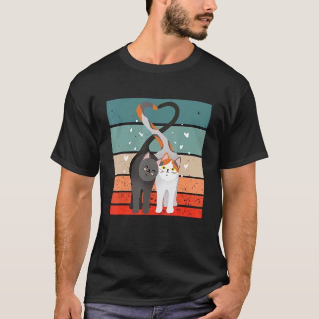 Cats in Love T-Shirt (Front)