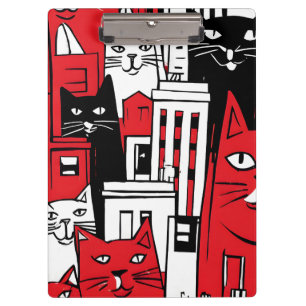 Cats in New York Clipboard