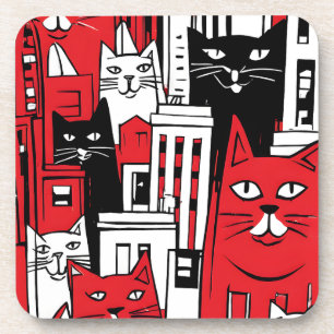 Cats in New York Coaster