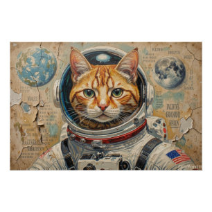 CATS IN SPACE 10 POSTER