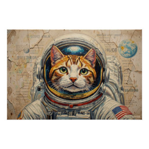 CATS IN SPACE 6 POSTER