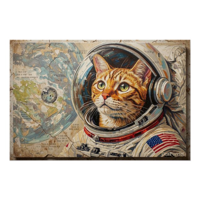 CATS IN SPACE 8 POSTER (Front)