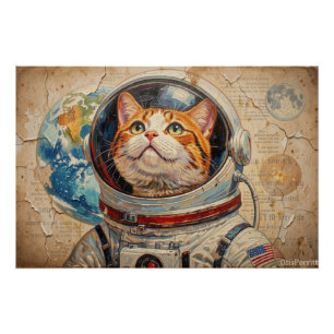 CATS IN SPACE 9 POSTER
