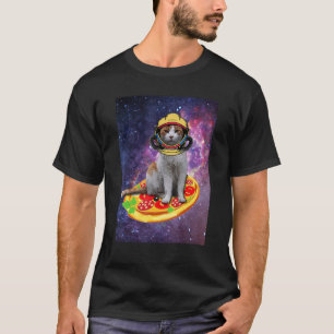 Cats In Space Astral Cosmic Astronaut Galaxy T-Shirt