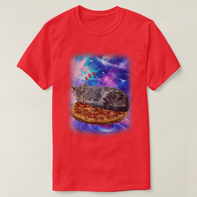Cats In Space -Astral Cosmic Design Astronaut Funn T-Shirt (Design Front)