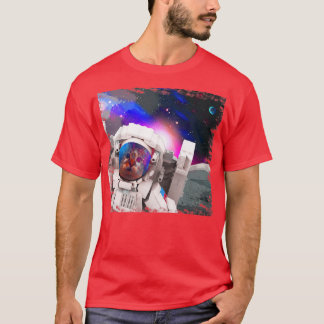 Cats In Space Astral Cosmic Design Astronaut Funny T-Shirt