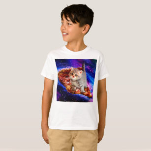Cats in space pizza T-Shirt