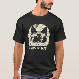 Cats In Tats Cat  Tattoo  Kitten Tattooed 1 T-Shirt