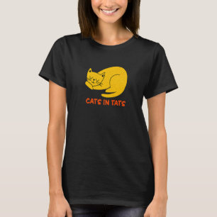 Cats in Tats Cat Tattoo Kitten Tattooed T-Shirt