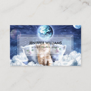 Cats in the cloud                                  business card