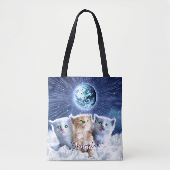 Cats in the cloud                                  tote bag (Front)