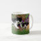 Cats in The Flower Garden / Photo Collage Coffee