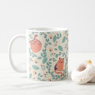 Cats in the Garden Coffee Mug