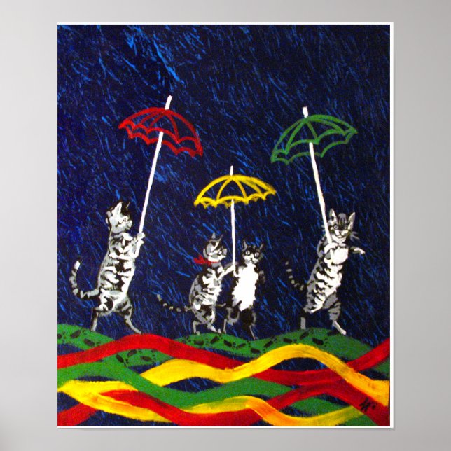 Cats in the Rain Poster (Front)
