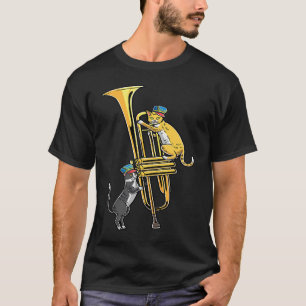 Cats In Trumpet Instrument Trumpet Player Trumpete T-Shirt