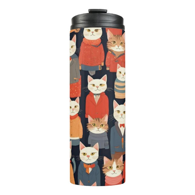 Cats in tumbler (Front)