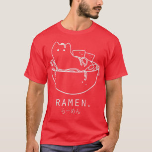 Cats inss Ramen Bowl (Black) T-Shirt