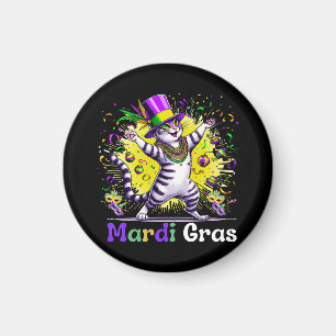 Cats Kitten Kitty Mardi Gras Festival Party Magnet