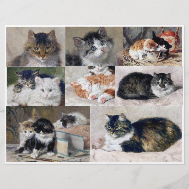 Cats & Kittens art by Henriette Ronner (Front)