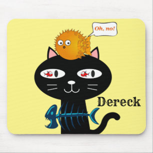 Cats Kittens Mouse Pad! Fishbones Mat