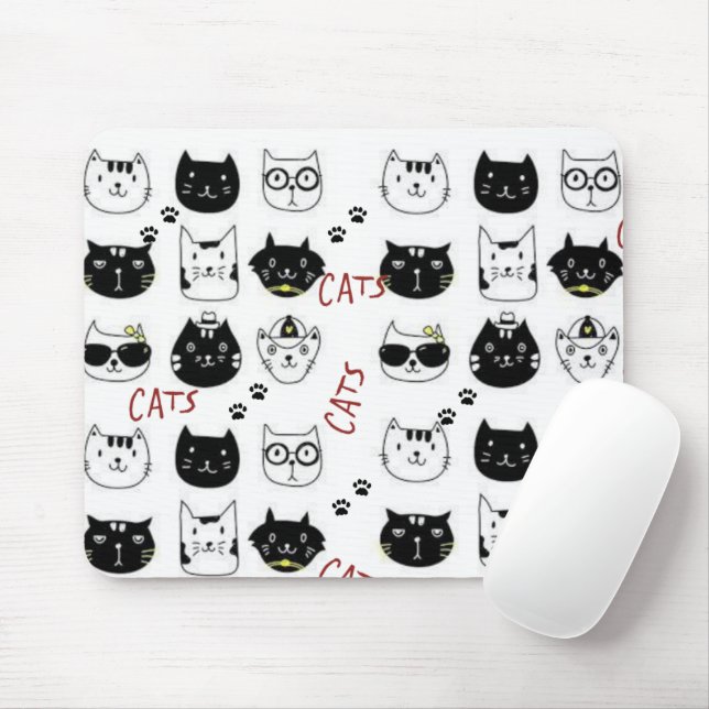 Cats Kittens Mouse Pad! Mat (With Mouse)