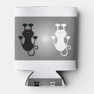 Cats Kittens The Cougars Kitten White Cat Can Cooler