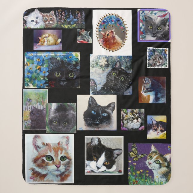 Cats Kitties Blanket (Front)