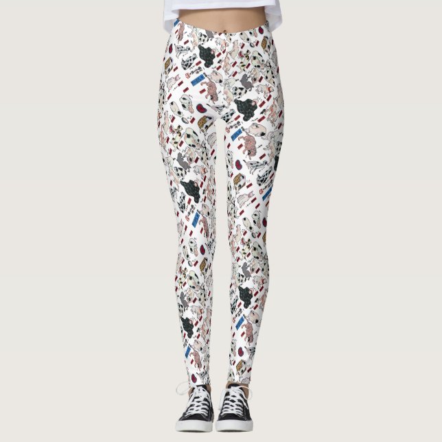 Cats, Kuniyoshi, Ukiyo-e Leggings (Front)