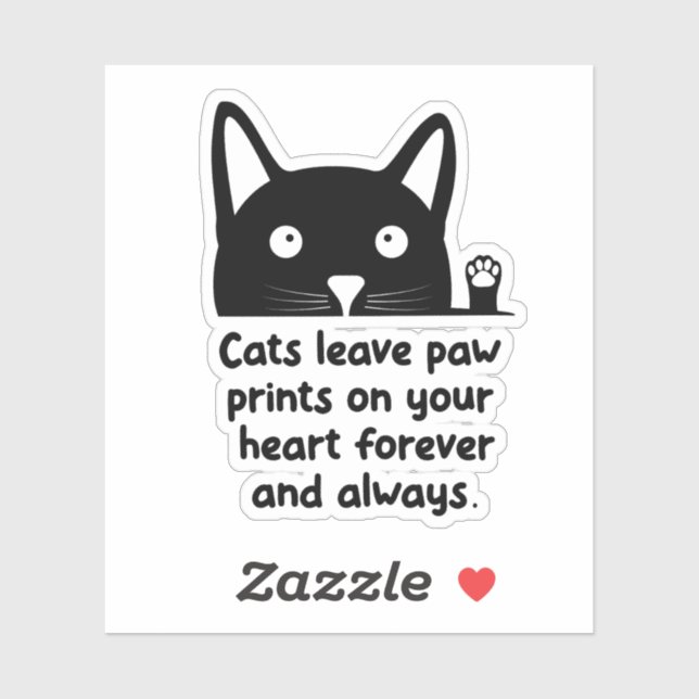 Cats Leave Paw Prints on Your heart (Sheet)
