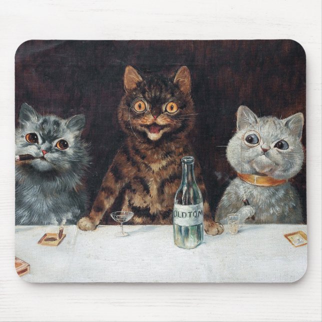 Cats, Louis Wain Mouse Mat (Front)