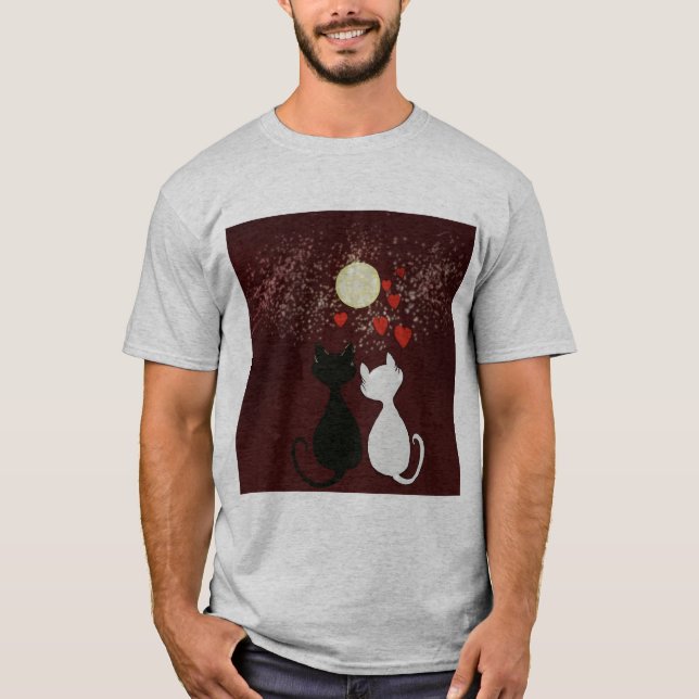 Cats love T-Shirt (Front)