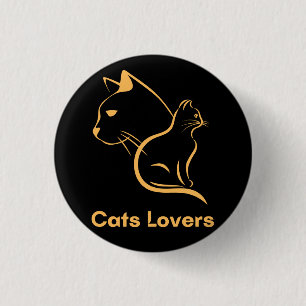 Cats Lover 3 Cm Round Badge