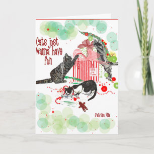 cats Lovers Christmas Card