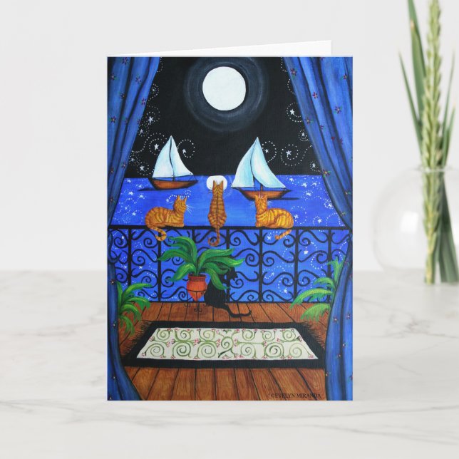 Cats Magical Night Nite Magic Card (Front)