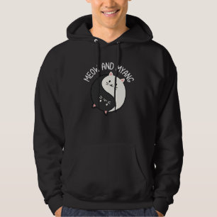 Cats Meow And Myang Chinese Yin Yang Cat Hoodie