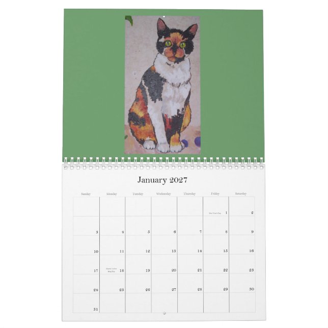 Cat's Meow Calendar (Jan 2027)