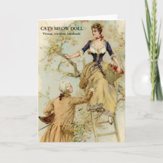 Cat's Meow Doll Greeting Card