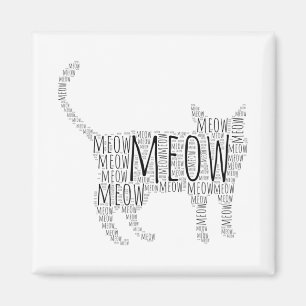 CAT'S MEOW MAGNET