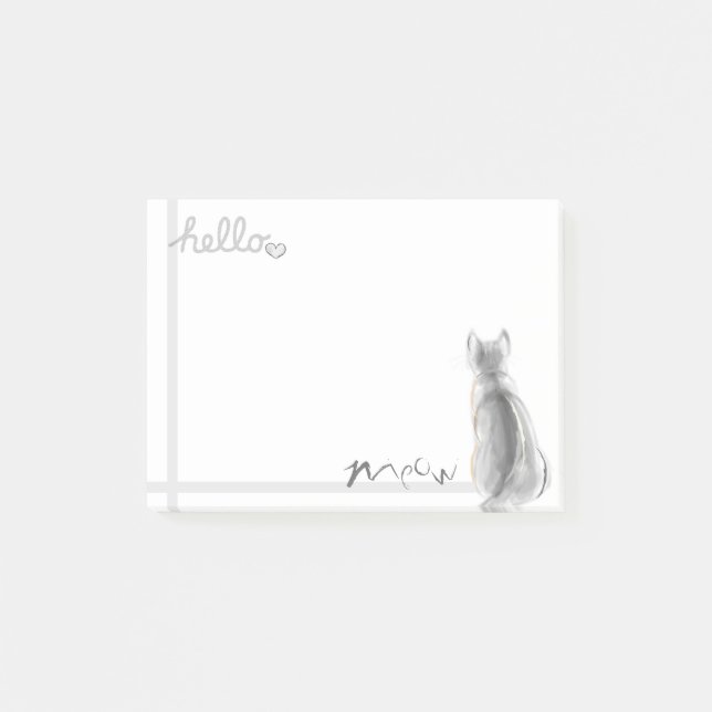 Cat's Meow Post-it Notes (Front)
