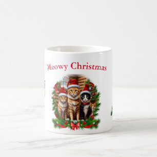 Cats merry christmas Animals Coffee Mug