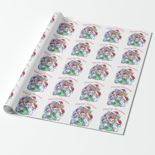 Cats Merry Christmas, Meowy Christmas, Funny Gift Wrapping Paper