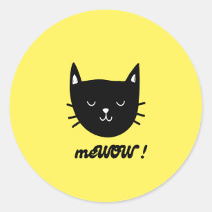 Cat's mewow Great Job Sticker