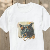 Cat's Modern Simple Cool Grunge Name and Photo