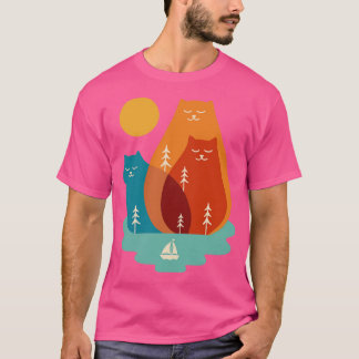 CATS MOUNTAINS SHAPE T-Shirt