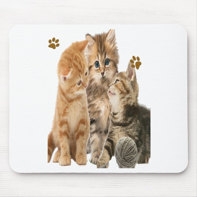 Cats Mouse Mat (Front)