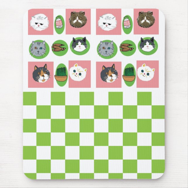 cats mouse mat (Front)