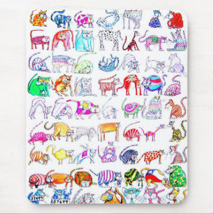 Cats Mouse Mat