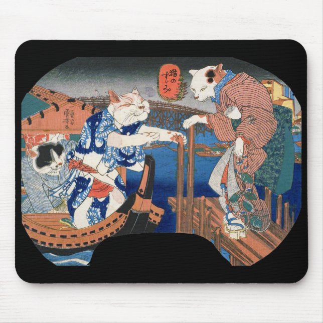 Cats Mouse Mat (Front)