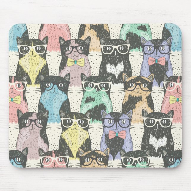 Cats Mouse Pad (Front)
